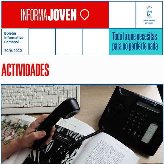 Cabecera del Boletn Informajoven